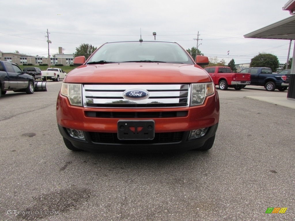 2007 Edge SEL Plus - Blazing Copper Metallic / Charcoal Black photo #3