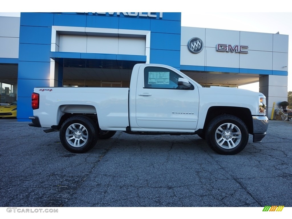 Summit White 2017 Chevrolet Silverado 1500 LT Regular Cab 4x4 Exterior Photo #116439466