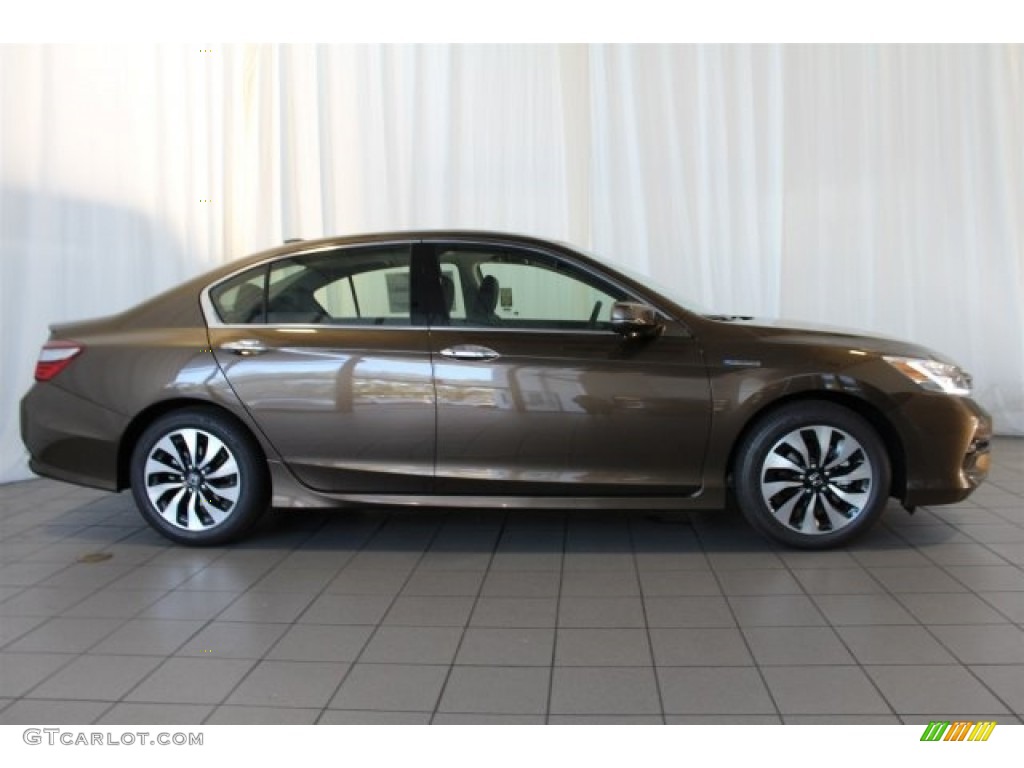 2017 Accord Hybrid Touring Sedan - Mandarin Gold Metallic / Black photo #3