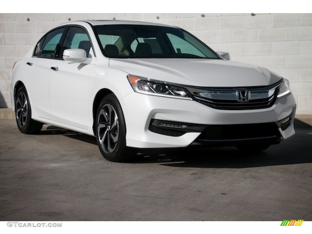 White Orchid Pearl 2017 Honda Accord EX-L V6 Sedan Exterior Photo #116441734