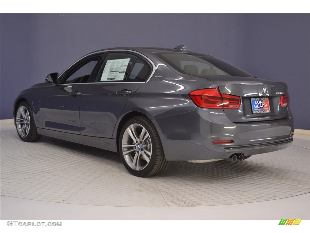 2017 3 Series 330e iPerfomance Sedan - Mineral Grey Metallic / Black photo #4