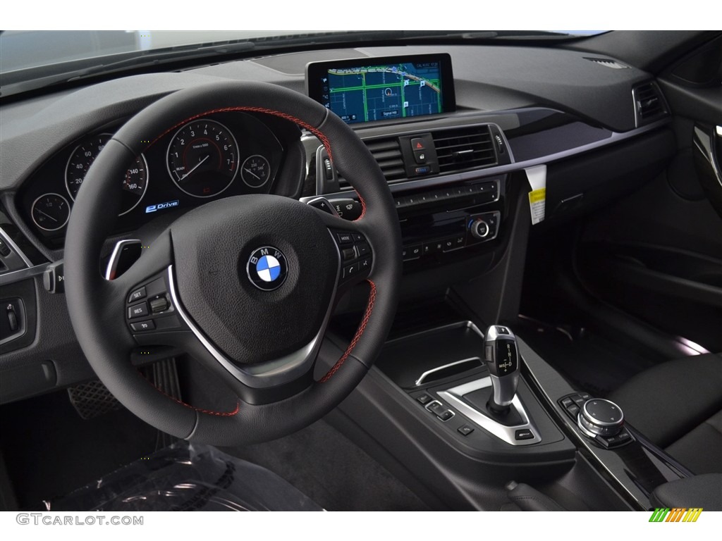 2017 3 Series 330e iPerfomance Sedan - Mineral Grey Metallic / Black photo #7
