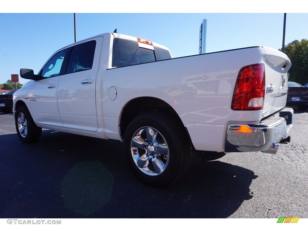 2016 1500 Big Horn Crew Cab 4x4 - Bright White / Black/Diesel Gray photo #5