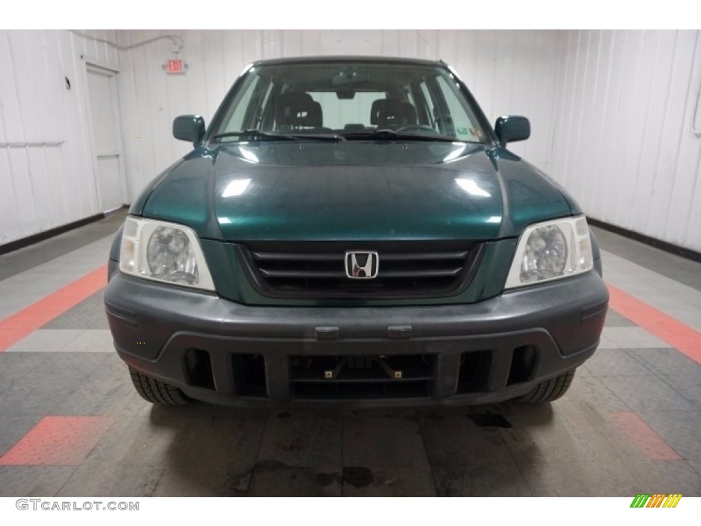 2001 CR-V EX 4WD - Clover Green Pearl / Dark Gray photo #4