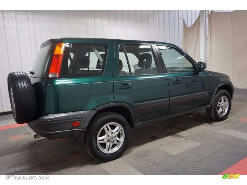 2001 CR-V EX 4WD - Clover Green Pearl / Dark Gray photo #7