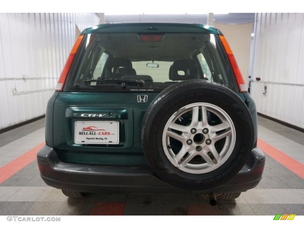 2001 CR-V EX 4WD - Clover Green Pearl / Dark Gray photo #9