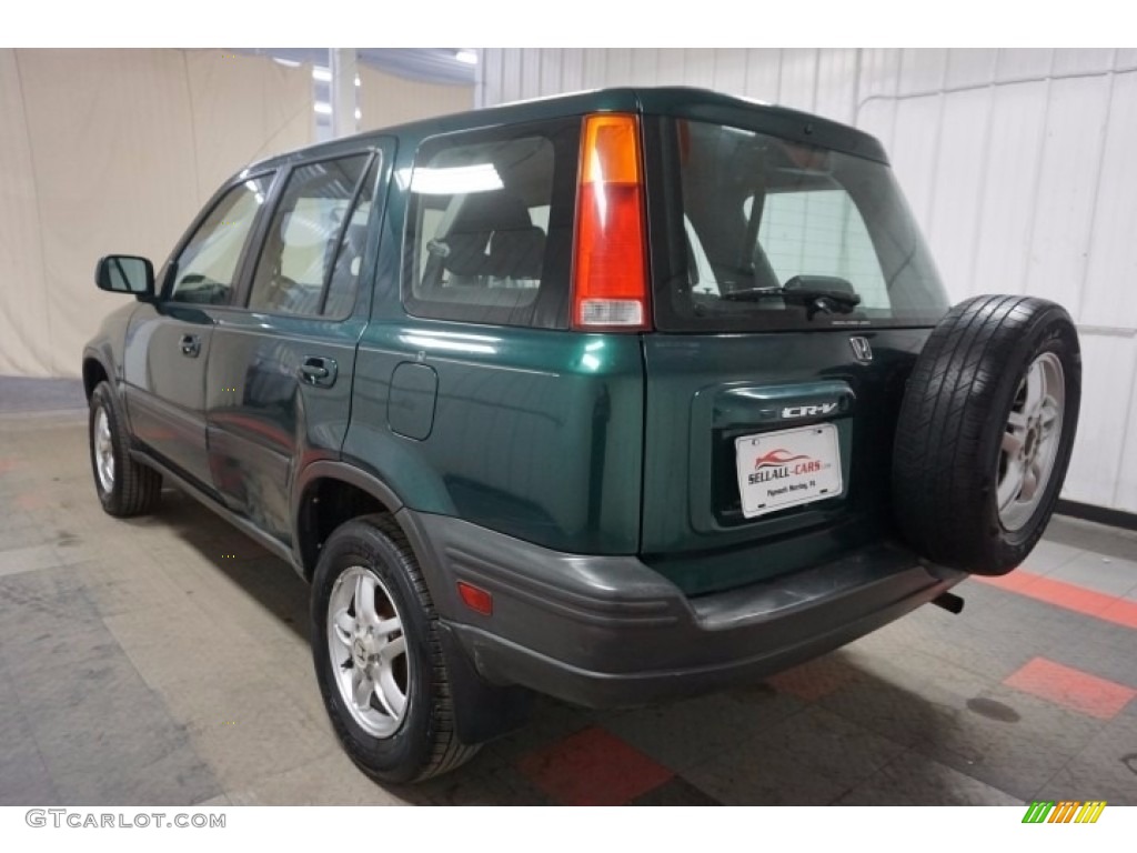 2001 CR-V EX 4WD - Clover Green Pearl / Dark Gray photo #10