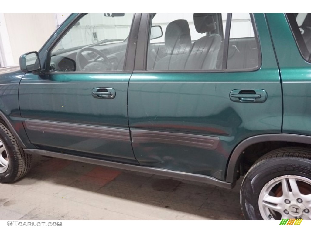 2001 CR-V EX 4WD - Clover Green Pearl / Dark Gray photo #49