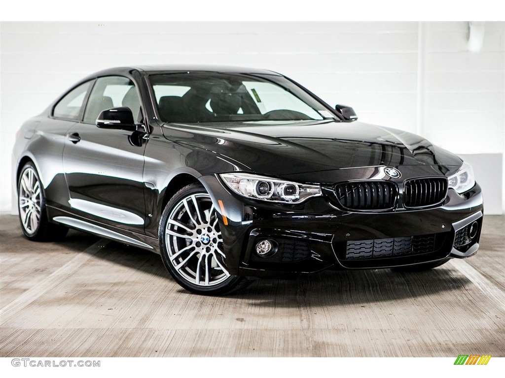 Black Sapphire Metallic 2017 BMW 4 Series 430i Coupe Exterior Photo #116452288