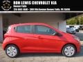 2017 Red Hot Chevrolet Spark LS  photo #1