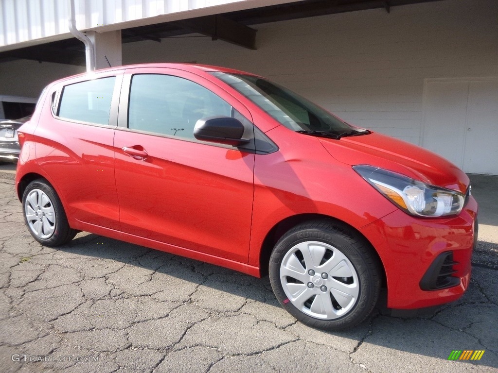 Red Hot 2017 Chevrolet Spark LS Exterior Photo #116452996