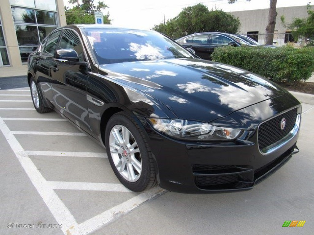 Ultimate Black 2017 Jaguar XE 25t Premium Exterior Photo #116453083