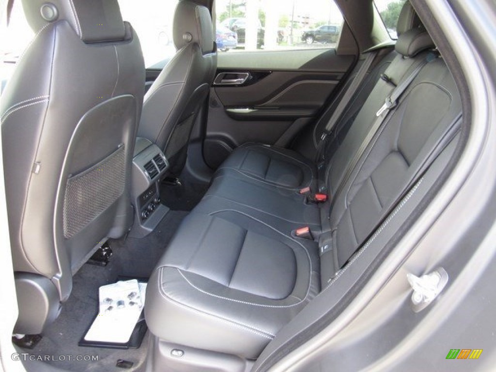 2017 Jaguar F-PACE 35t AWD R-Sport Rear Seat Photo #116453932