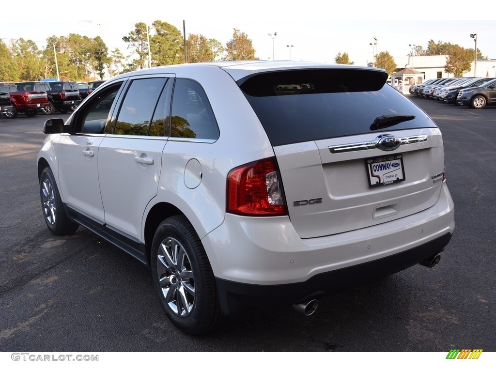 2012 Edge Limited EcoBoost - White Platinum Metallic Tri-Coat / Medium Light Stone photo #9