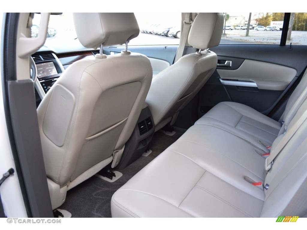 2012 Edge Limited EcoBoost - White Platinum Metallic Tri-Coat / Medium Light Stone photo #18