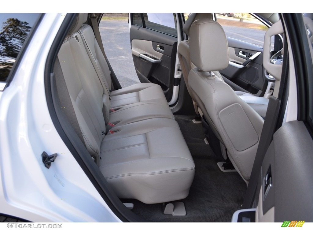 2012 Edge Limited EcoBoost - White Platinum Metallic Tri-Coat / Medium Light Stone photo #19