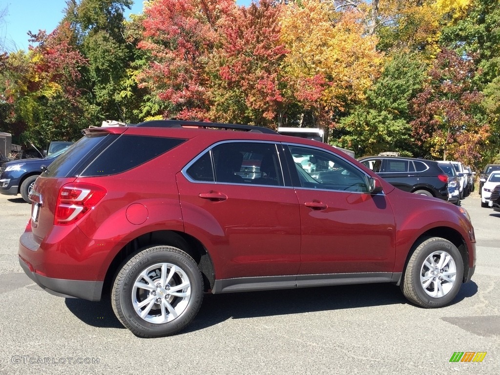 2017 Equinox LT AWD - Siren Red Tintcoat / Jet Black photo #4