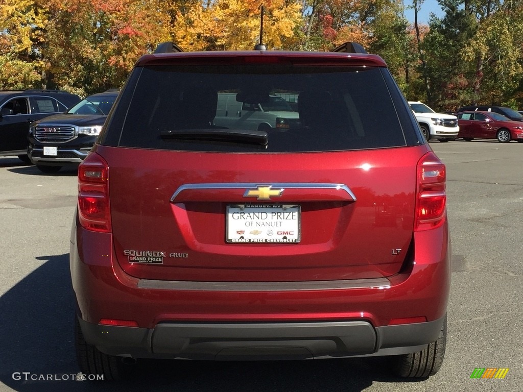 2017 Equinox LT AWD - Siren Red Tintcoat / Jet Black photo #5