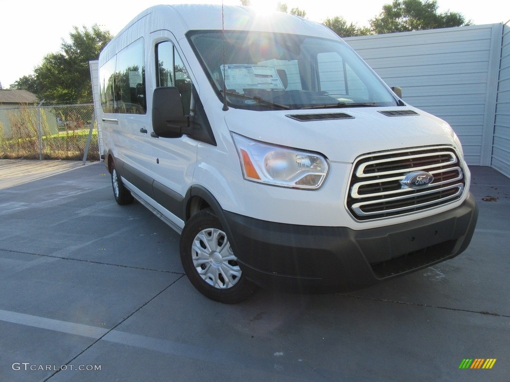 2017 Transit Wagon XLT 350 MR Long - Oxford White / Pewter photo #1