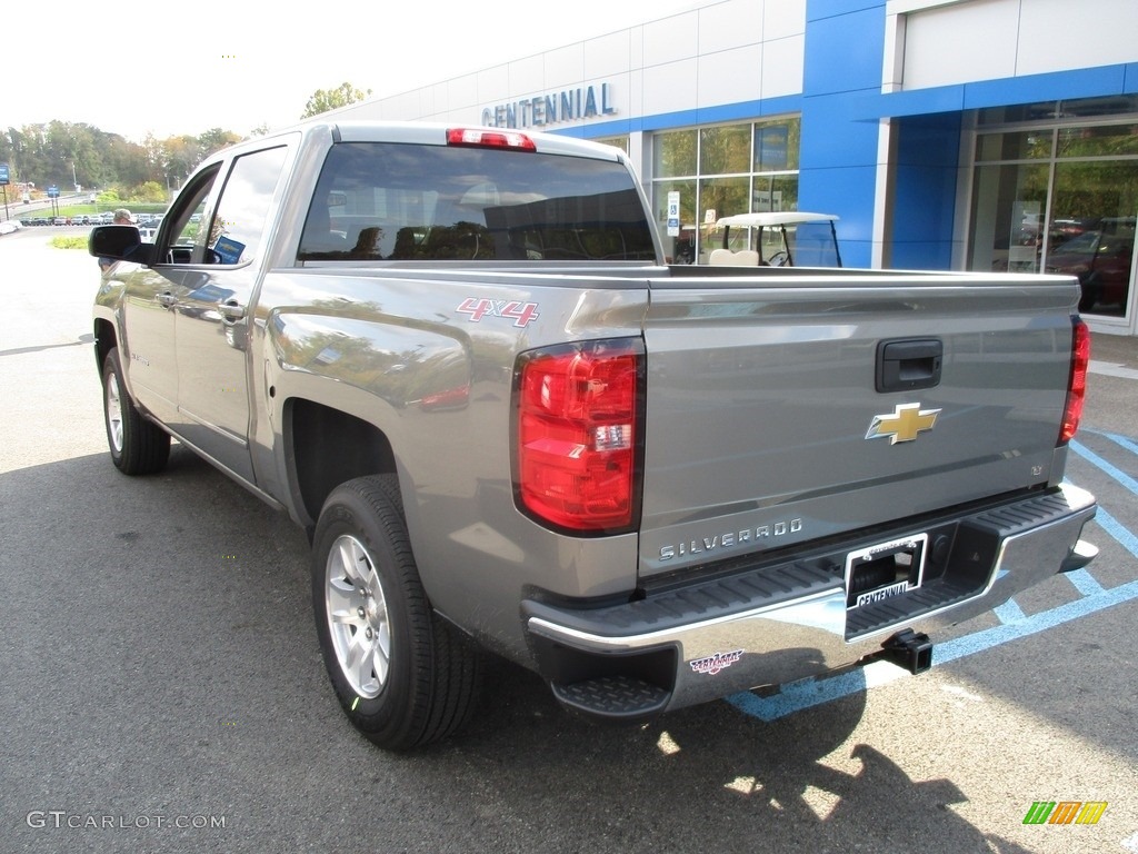 2017 Silverado 1500 LT Crew Cab 4x4 - Pepperdust Metallic / Jet Black photo #4