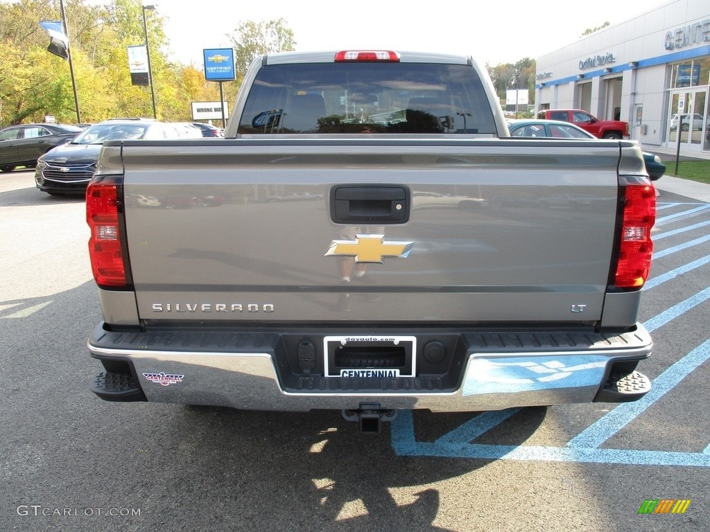 2017 Silverado 1500 LT Crew Cab 4x4 - Pepperdust Metallic / Jet Black photo #5