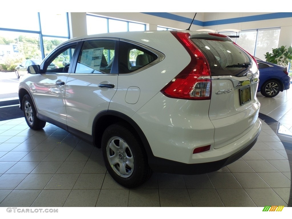 2016 CR-V LX AWD - White Diamond Pearl / Beige photo #2