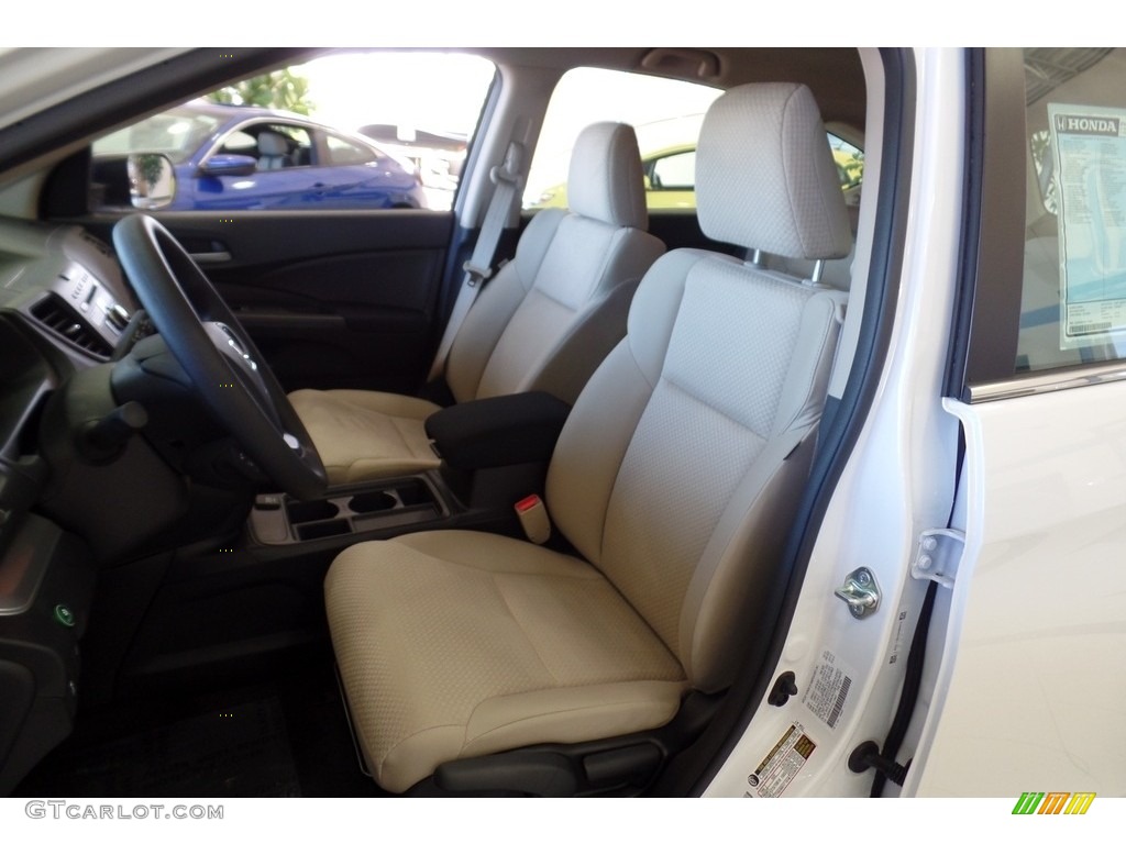 2016 CR-V LX AWD - White Diamond Pearl / Beige photo #6