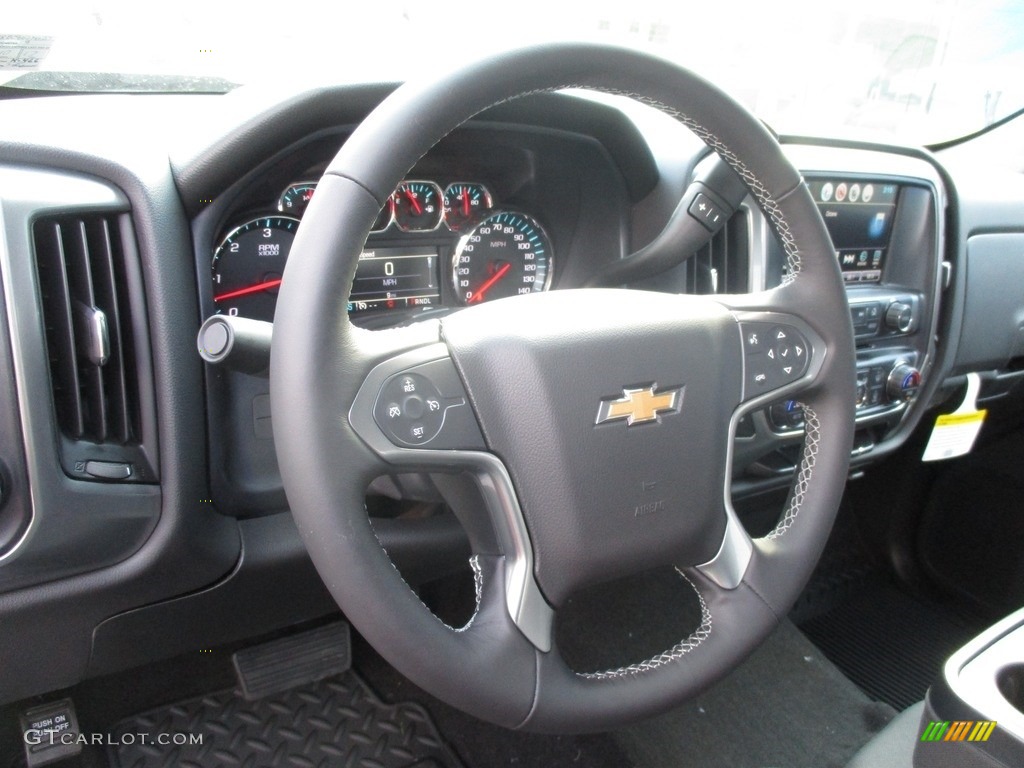 2017 Silverado 1500 LT Crew Cab 4x4 - Pepperdust Metallic / Jet Black photo #14