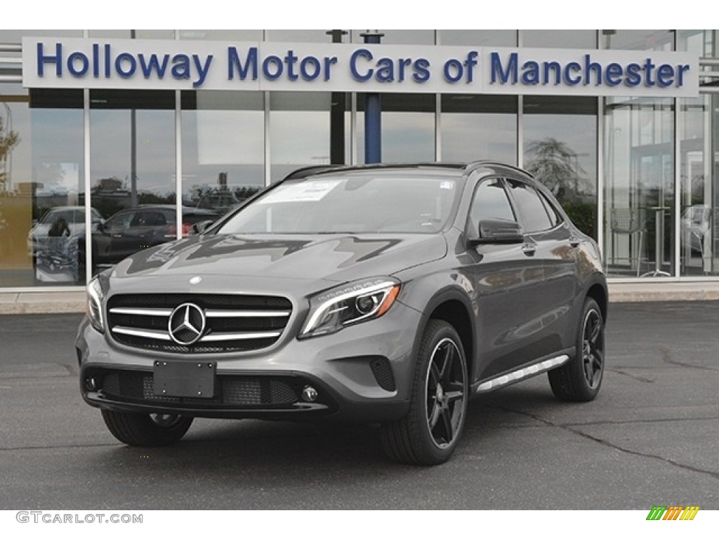 2017 GLA 250 4Matic - Mountain Grey Metallic / Black photo #1