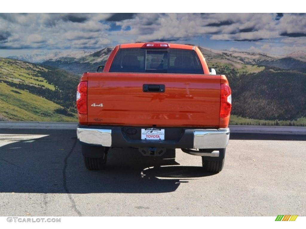 2017 Tundra SR5 Double Cab 4x4 - Inferno Orange / Black photo #4