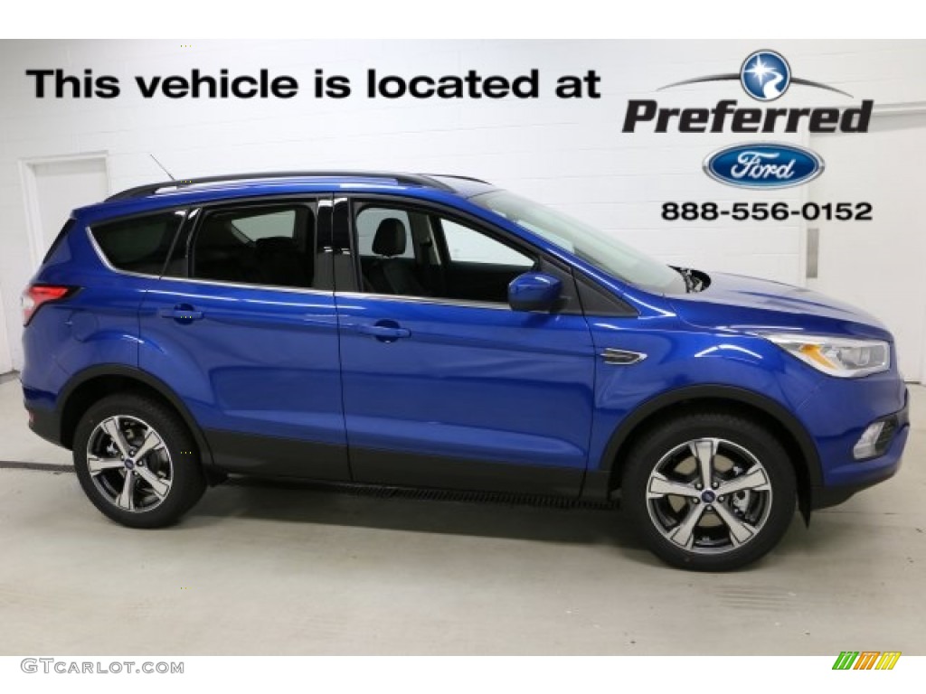 2017 Escape SE 4WD - Lightning Blue / Charcoal Black photo #1
