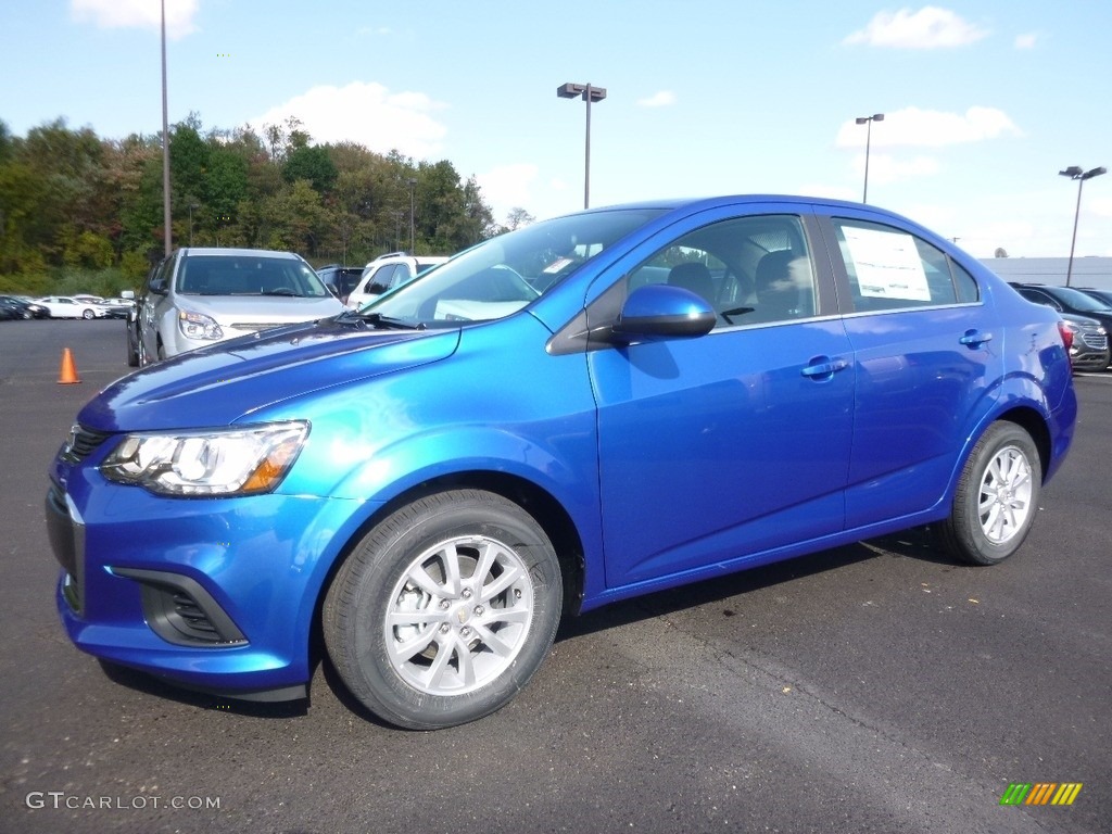 2017 Blue Metallic Chevrolet Sonic LT Sedan 116432945 Photo 3