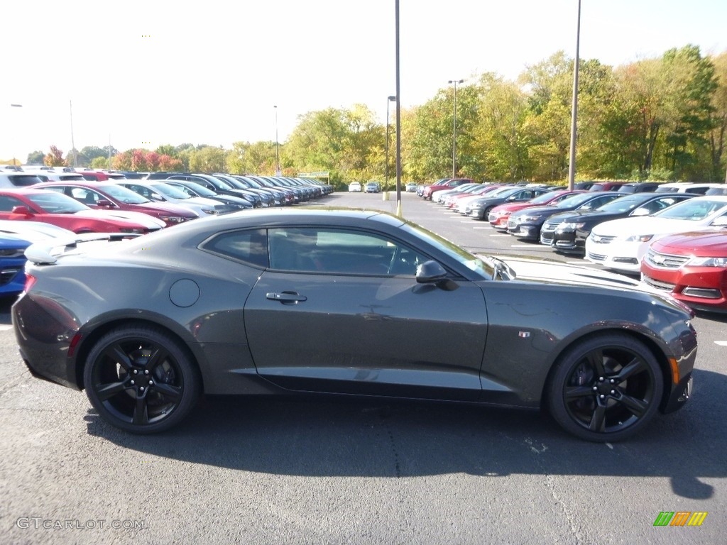 2017 Camaro SS Coupe - Nightfall Gray Metallic / Adrenaline Red photo #5