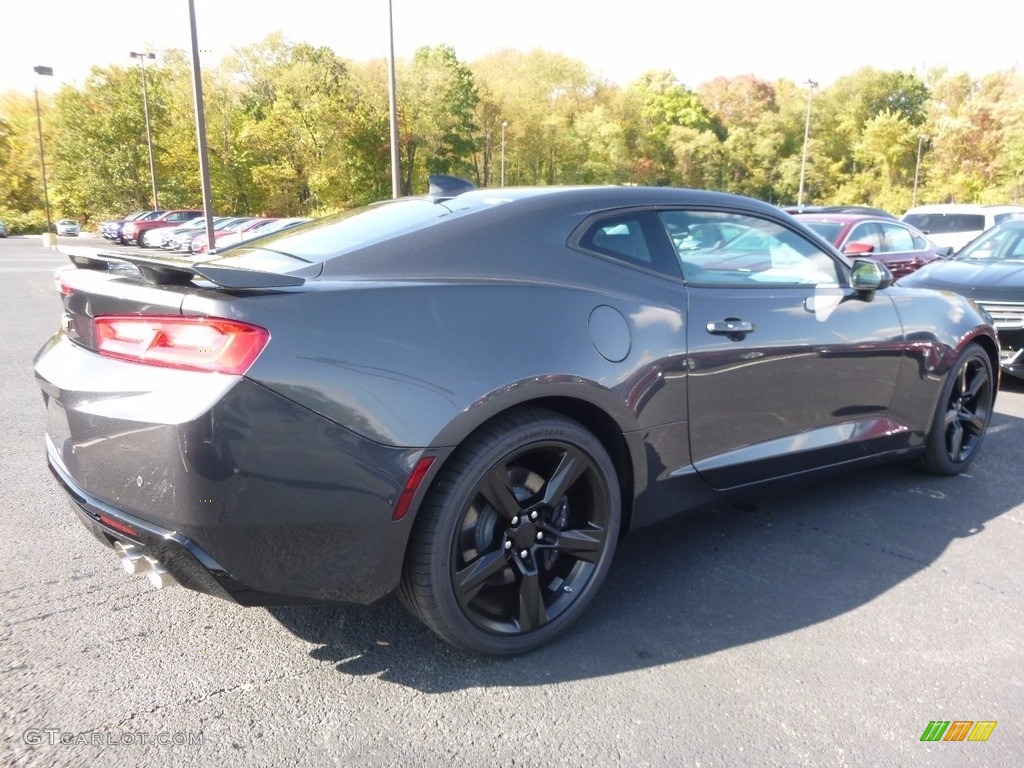 2017 Camaro SS Coupe - Nightfall Gray Metallic / Adrenaline Red photo #6