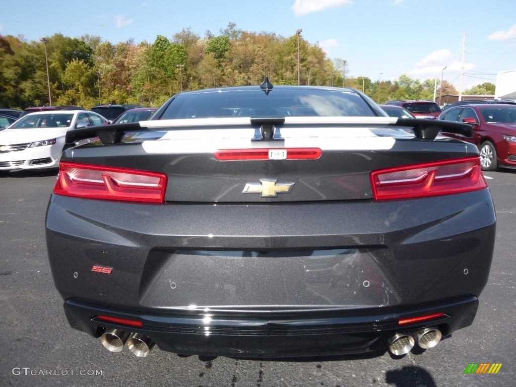 2017 Camaro SS Coupe - Nightfall Gray Metallic / Adrenaline Red photo #7