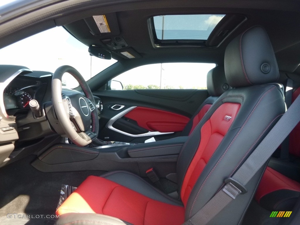 2017 Camaro SS Coupe - Nightfall Gray Metallic / Adrenaline Red photo #11