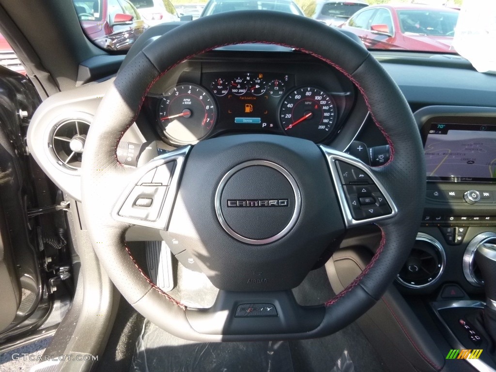 2017 Camaro SS Coupe - Nightfall Gray Metallic / Adrenaline Red photo #16