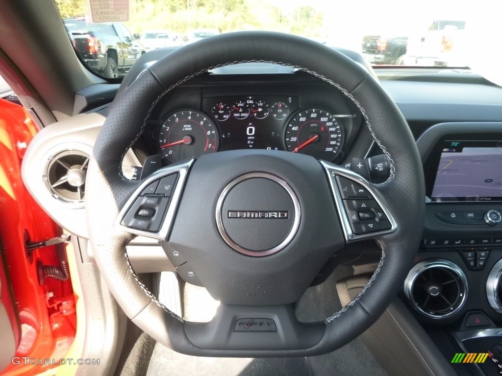 2017 Chevrolet Camaro SS Coupe 50th Anniversary Jet Black/Dark Gray Steering Wheel Photo #116462890