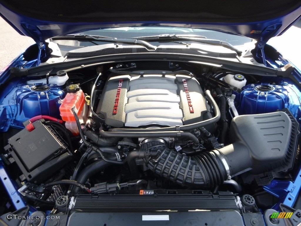 2017 Camaro SS Coupe - Hyper Blue Metallic / 50th Anniversary Jet Black/Dark Gray photo #3
