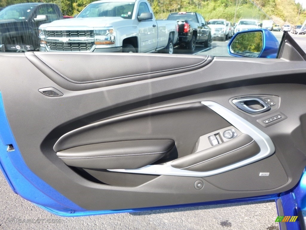 2017 Camaro SS Coupe - Hyper Blue Metallic / 50th Anniversary Jet Black/Dark Gray photo #14