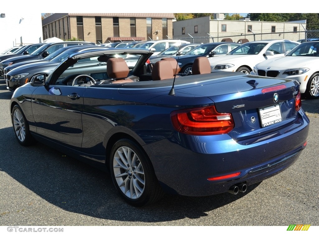 2016 2 Series 228i xDrive Convertible - Deep Sea Blue Metallic / Terra photo #6