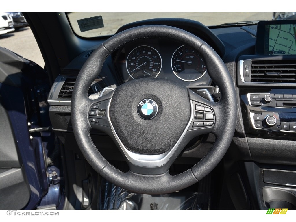 2016 BMW 2 Series 228i xDrive Convertible Terra Steering Wheel Photo #116463271