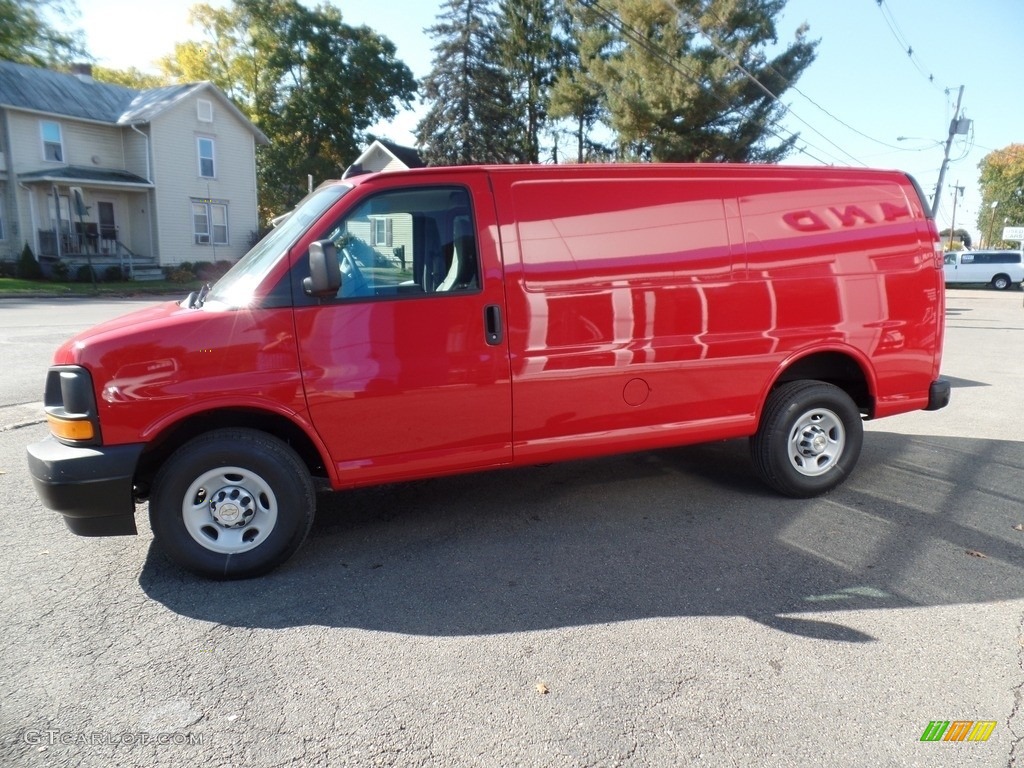Red Hot 2017 Chevrolet Express 2500 Cargo WT Exterior Photo #116463580