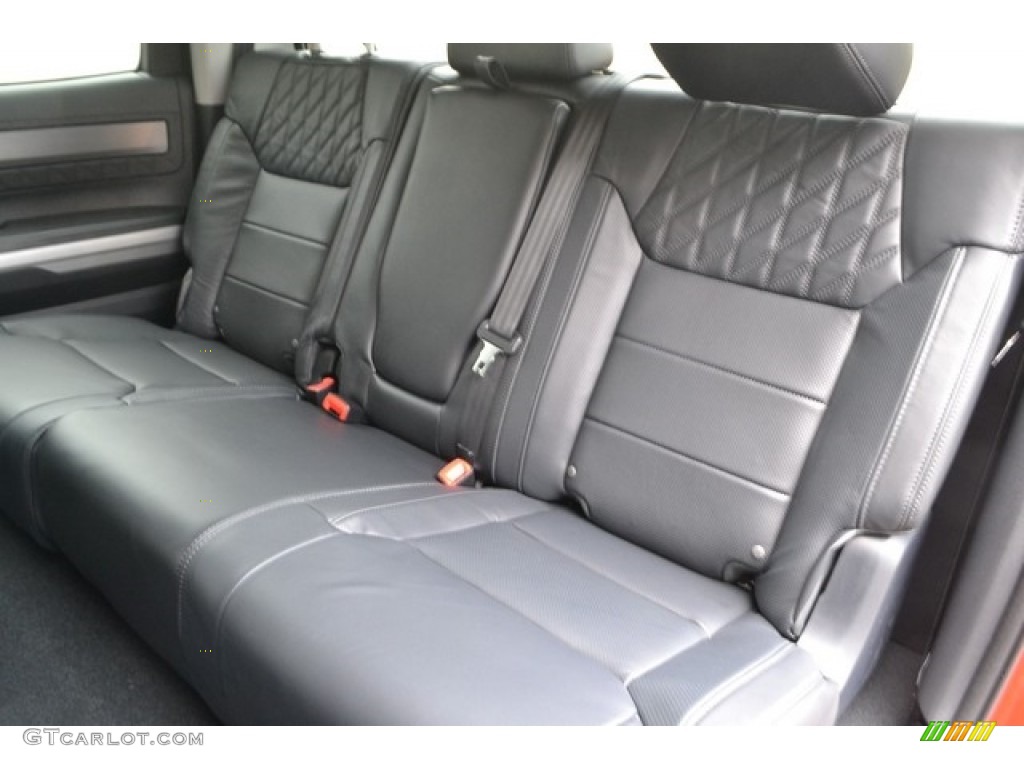 2017 Toyota Tundra Platinum CrewMax 4x4 Rear Seat Photo #116464405