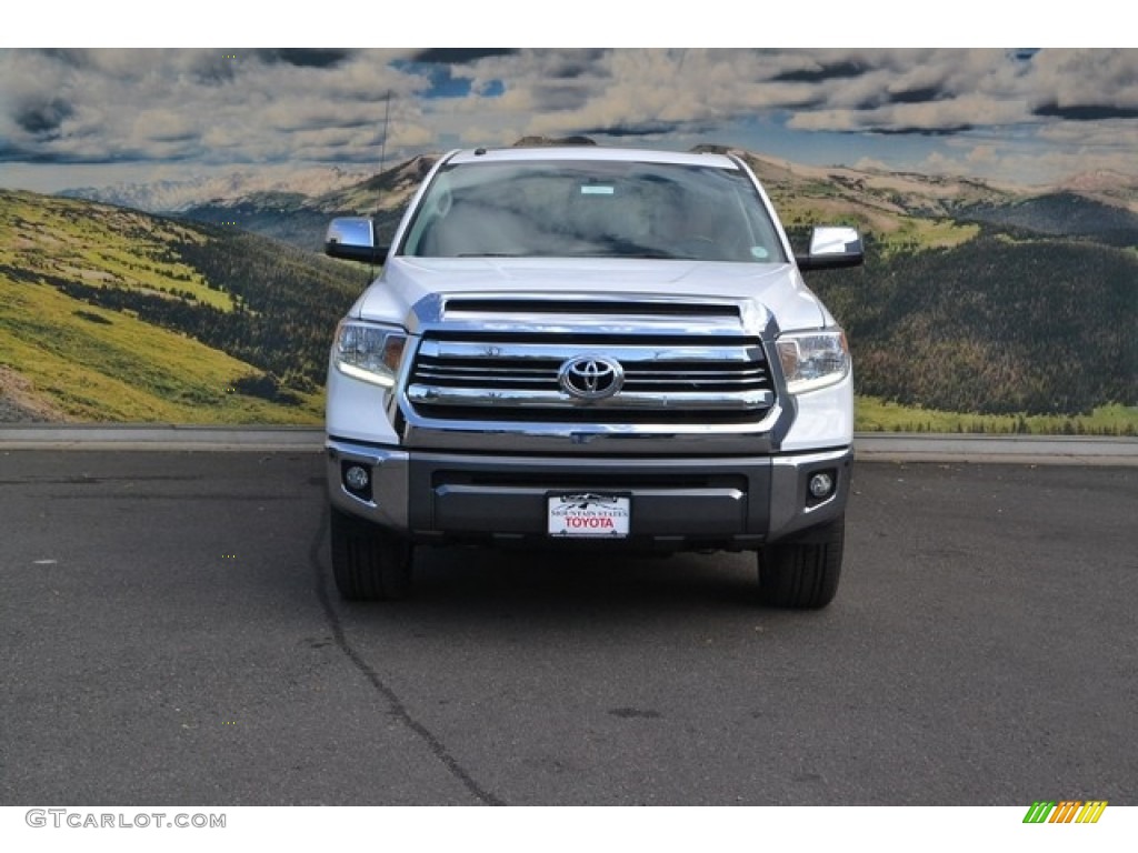 2017 Tundra 1794 CrewMax 4x4 - Super White / 1794 Edition Black/Brown photo #2