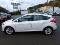 2016 White Platinum Ford Focus Titanium Hatch  photo #5