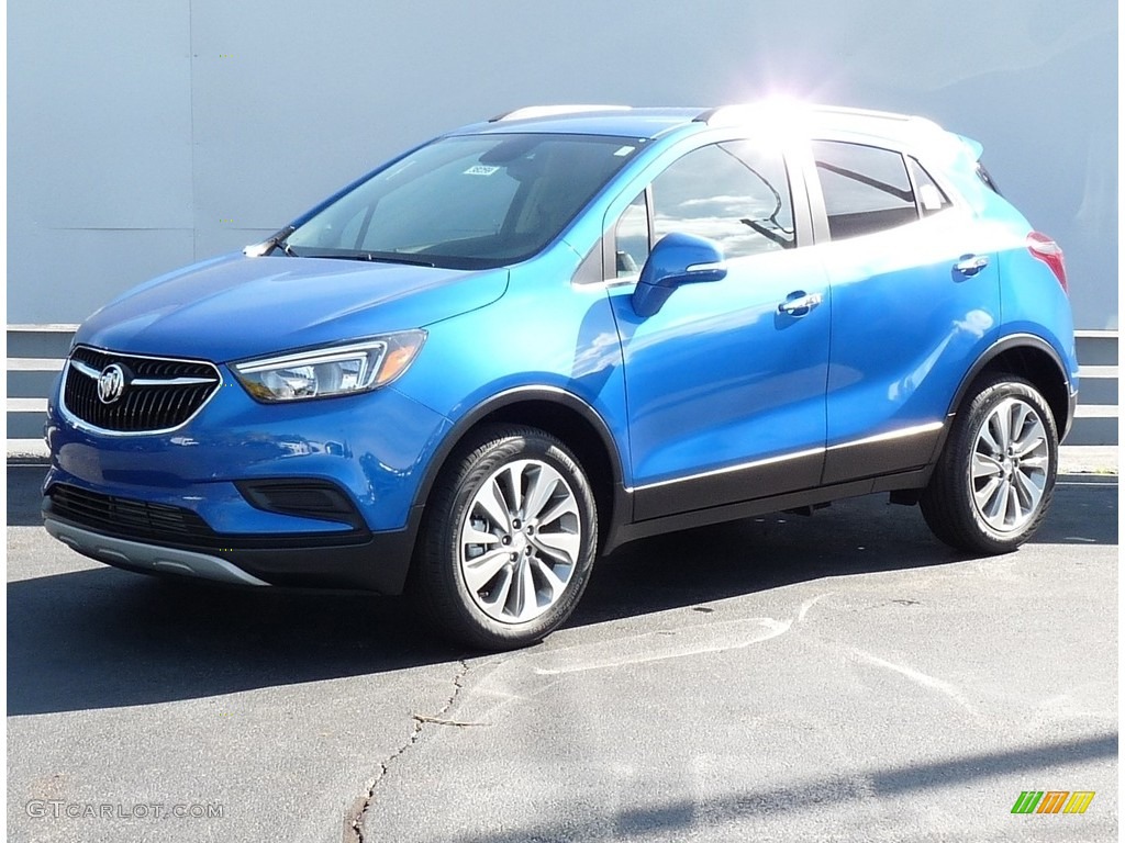 Coastal Blue Metallic 2017 Buick Encore Preferred AWD Exterior Photo #116468059