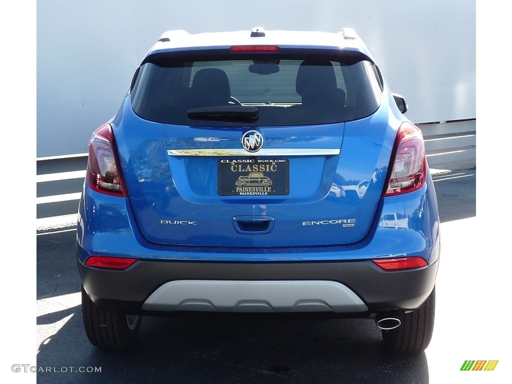 2017 Encore Preferred AWD - Coastal Blue Metallic / Ebony photo #3