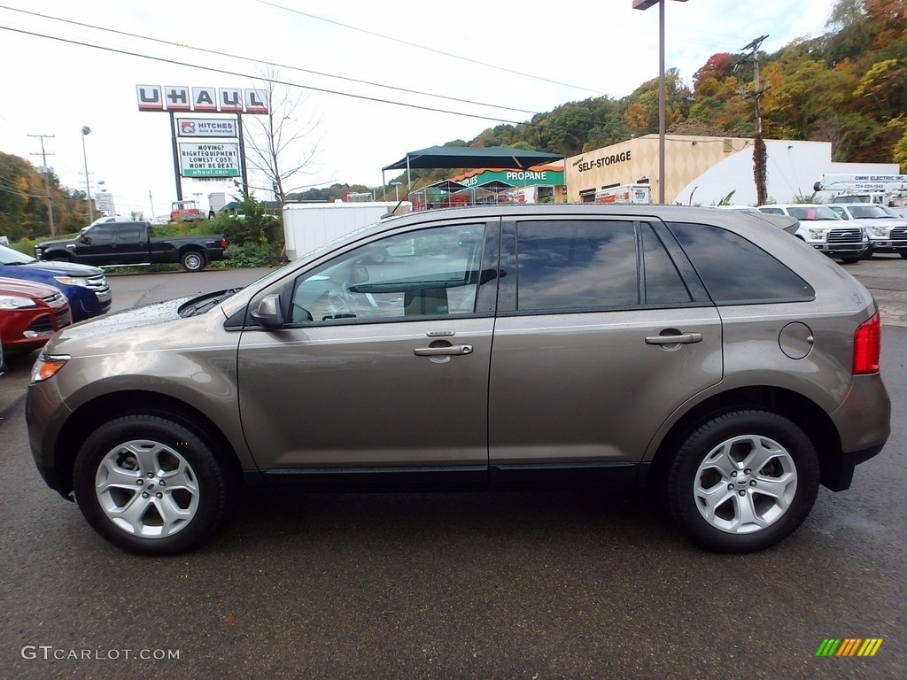 2013 Edge SEL AWD - Mineral Gray Metallic / Medium Light Stone photo #6