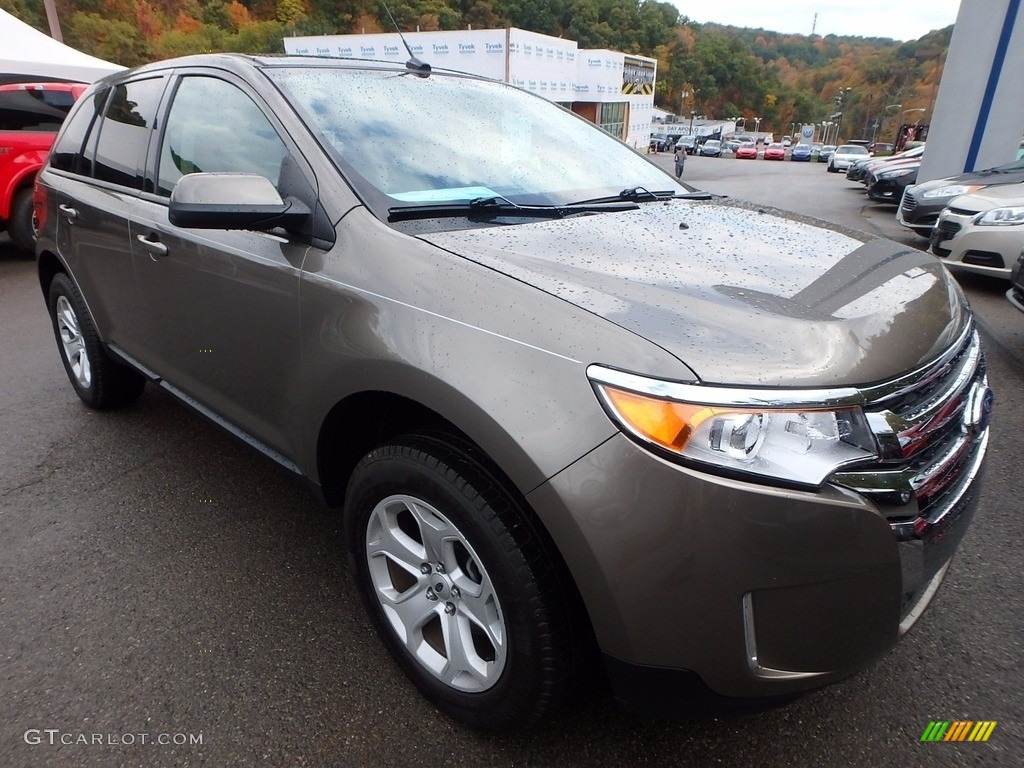 2013 Edge SEL AWD - Mineral Gray Metallic / Medium Light Stone photo #9